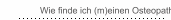 Wie finde ich (m)einen Osteopathen